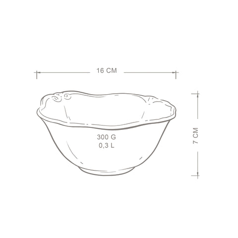 4 Pak bulionówka 300 ml Roman w kolorze zacierki