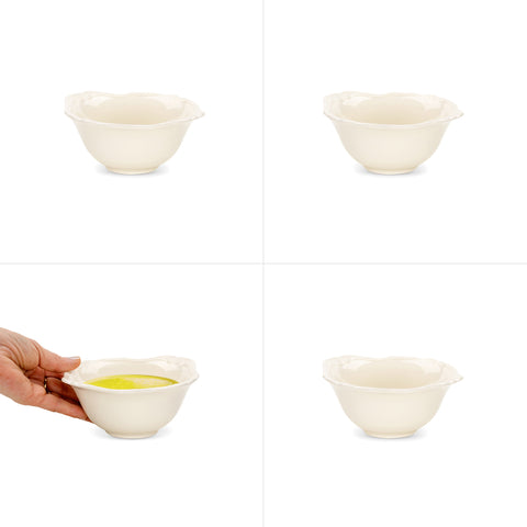 Kremowy 4 Pak bulionówek 300 ml Roman