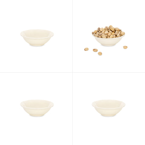 Kremowy 4 Pak salaterek 13 cm Roman