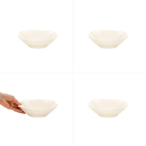 Kremowy 4 Pak salaterek 20 cm Roman