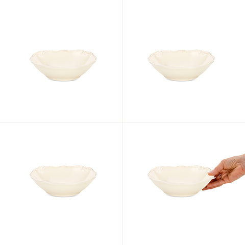 4 Pak salaterek 20 cm Roman w kolorze zacierki