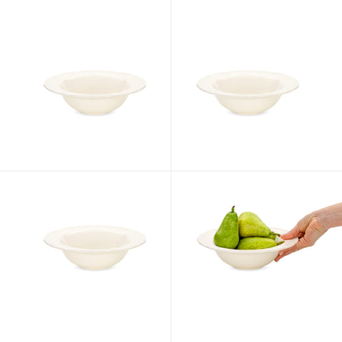 Kremowy 4 Pak salaterek 23,5 cm Alicja