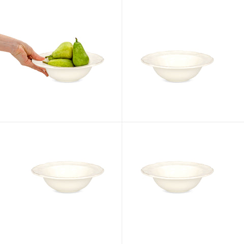 4 Pak salaterek 23,5 cm Alicja w kolorze zacierki