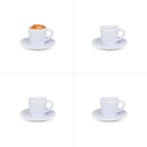 Niebieski 4 Pak filiżanek do kawy 150 ml Miko